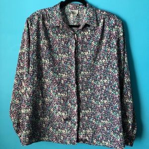 Printed Button Up